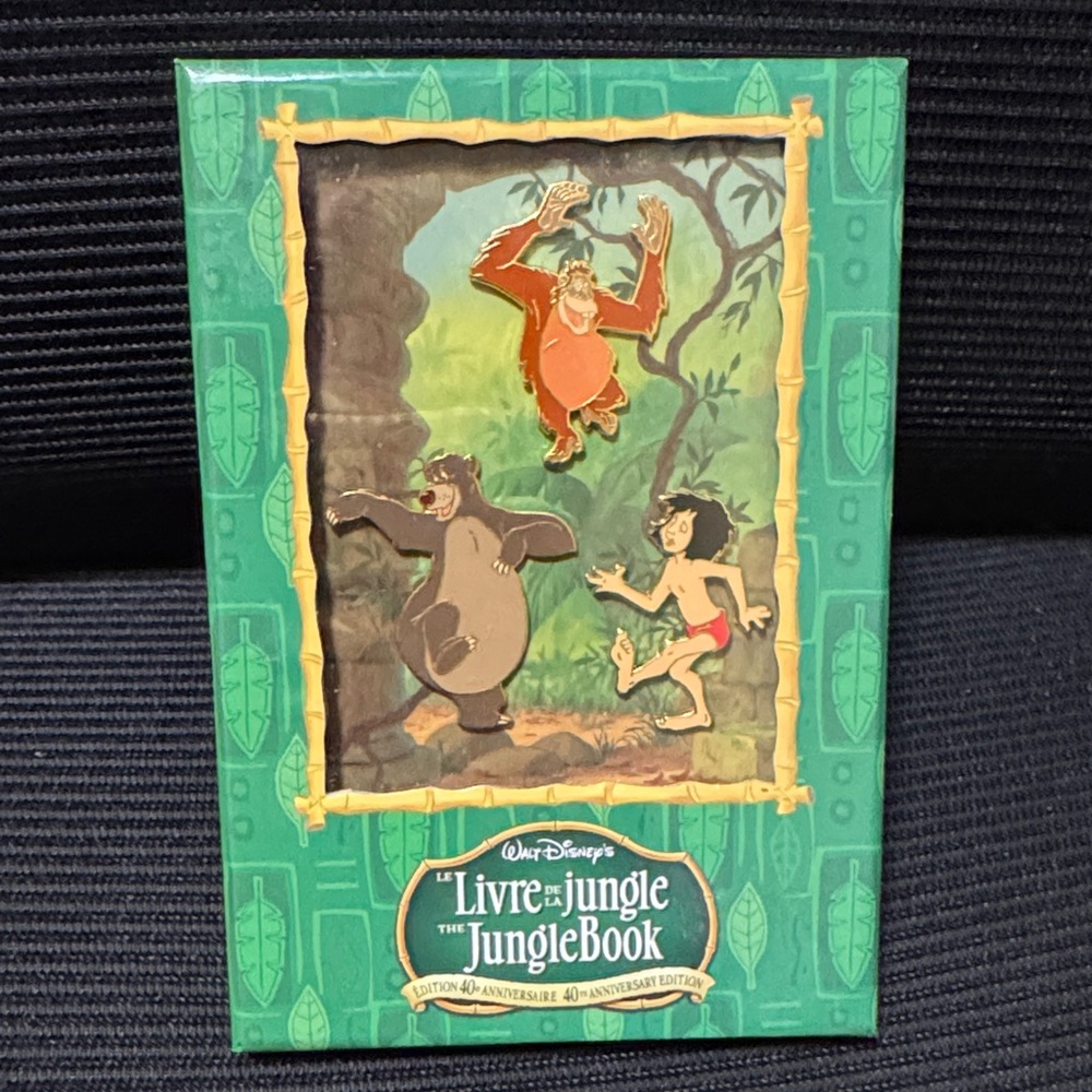 The Jungle Book 40th Anniversary Pin Set